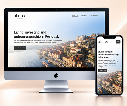 Alturea website responsive project