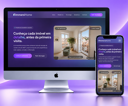 Immersihome responsive website project