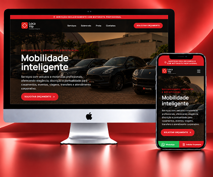 Loca Vip responsive website project