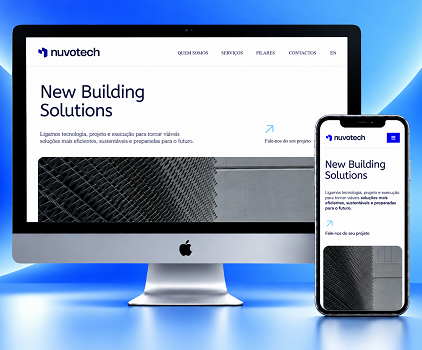 Nuvotech responsive website project