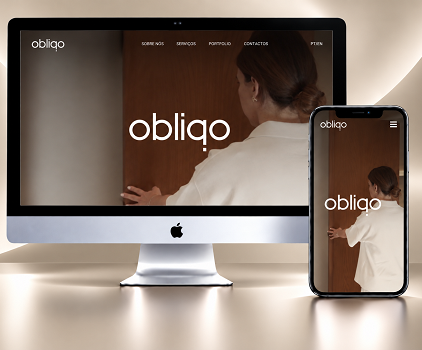 Obliqo responsive website project
