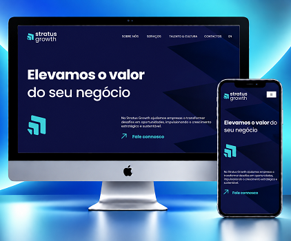 Stratus Growth responsive website project